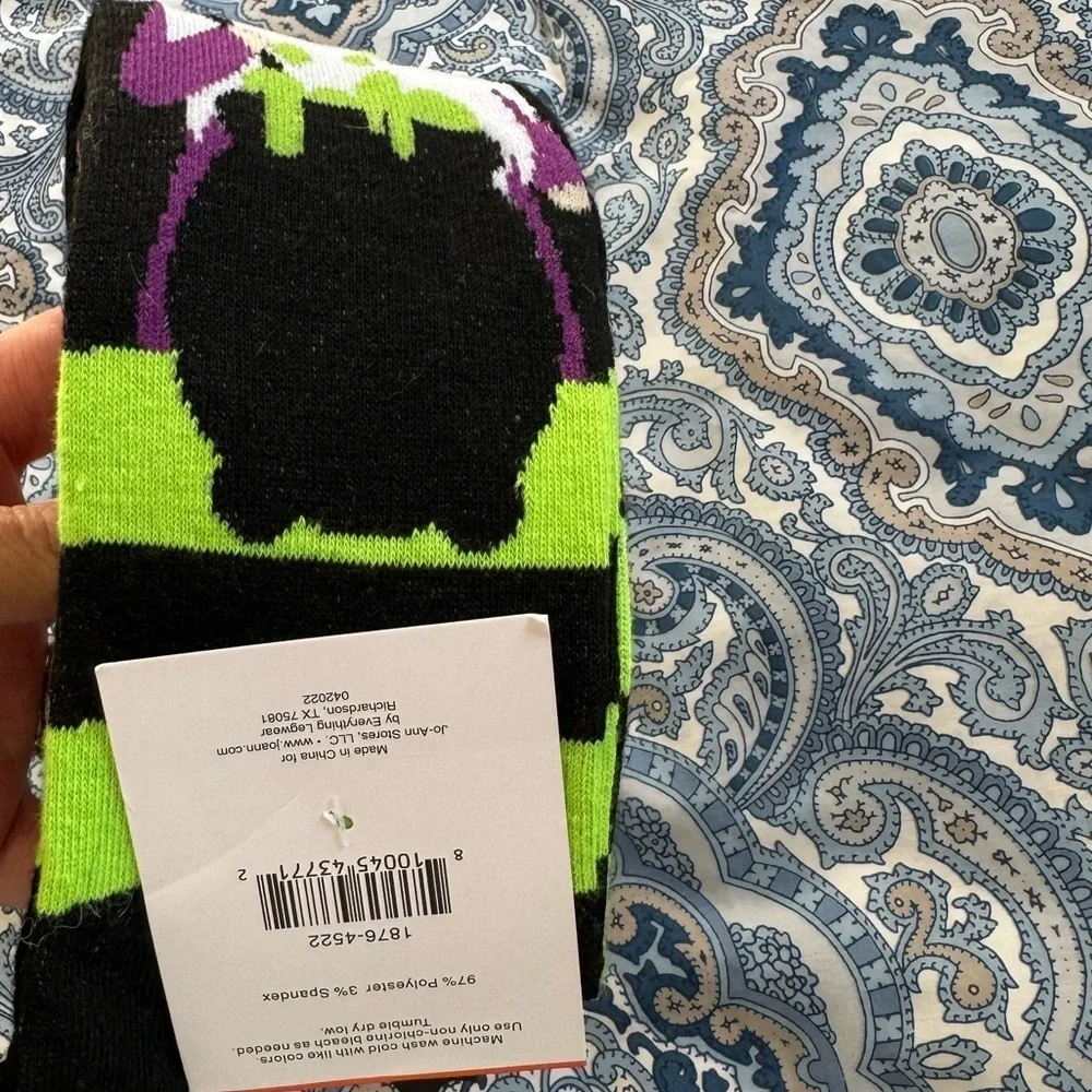 Halloween Novelty Knee Length Socks - 3 Pair